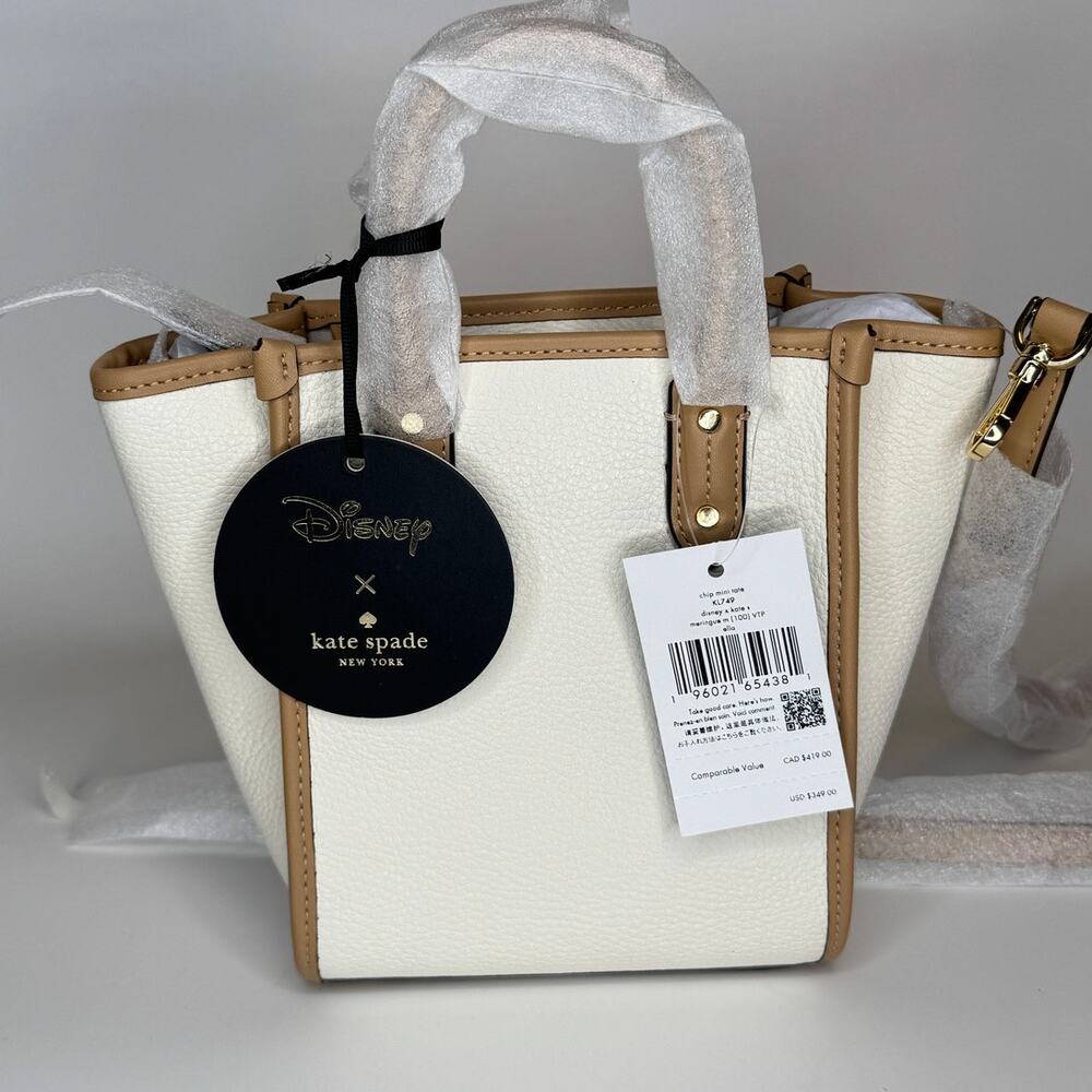 Kate Spade Ella Disney X KSNY Chip N Dale Mini Tote Bag - Picture 6 of 7